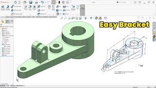 Famous SolidWorks Beginner Guide: Modeling a Detailed Bracket Profile