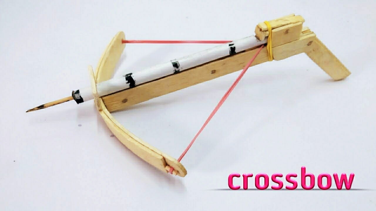 How to make crossbow that Shoot YouTube