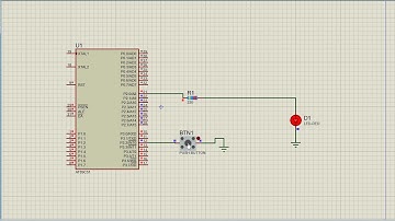 Beginner 8051 Project  Push Button LED in Proteus | Full Assembly Code Tutorial