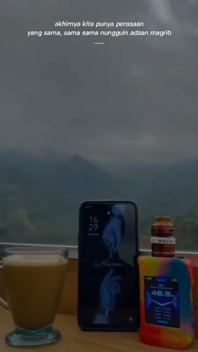 STORY WA AKHIRNYA KITA PUNYA PERASAAN YANG SAMA, SAMA'NUNGGU AZAN MAGRIB