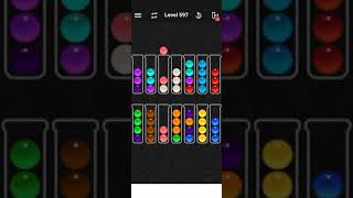 Level 597 of Ball Sort Color Water Puzzle