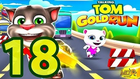 Talking Tom Gold Ru‪n‬ - Gameplay Walkthrough Part 18 - iOS, Android