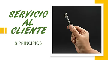 ¿Cuáles son los 7 principios de la atención al cliente?