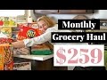 February 2017 Monthly Grocery Haul | Family of 5 Grocery Haul on a Budget