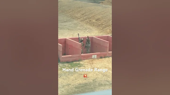 Throwing a Real Hand Grenade 💥 #army