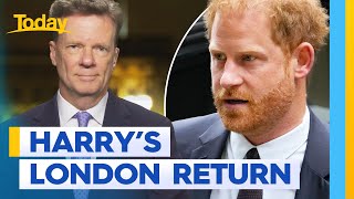 Prince Harry prepares to return to the UK | Today Show Australia