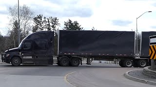 ROUNDABOUT Trucking Freightliner Double Trailer| Volvo 53'