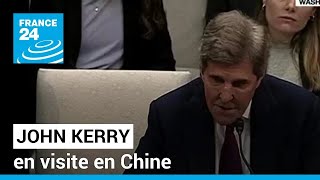 John Kerry en visite en Chine pour sauver la coopération sur le climat • FRANCE 24