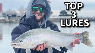My Top 3 Lures for Steelhead & Brown Trout (Lake Michigan Shore)