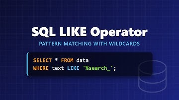 SQL LIKE Operator Explained: Pattern Matching for Beginners!