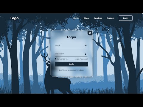 How To Make A Website With Login And Register | HTML CSS & Javascript