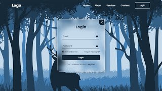 How To Make A Website With Login And Register | HTML CSS & Javascript screenshot 3