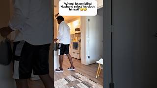When I let my blind husband select his cloth himself 🤣🤣