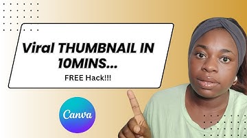 How to Make VIRAL YouTube Thumbnails For FACELESS CHANNEL (FREE Canva Tutorial 2024)