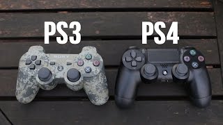 PS3 CONTROLLER VS PS4 CONTROLLER! (COMPARISON)