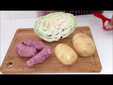 Vídeo: Como Fazer Salada De Linguiça