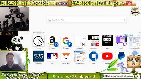 IM Will Paschall Classical Simul for 25 ! Join Us !  lichess