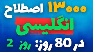 آموزش زبان انگلیسی از ابتدا و مکالمه انگلیسی از صفر در 80 روز| روزدوم