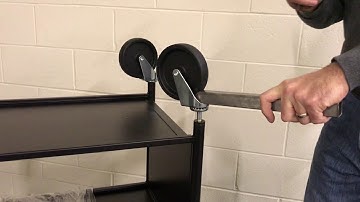 Caster Installation for Booktrucks