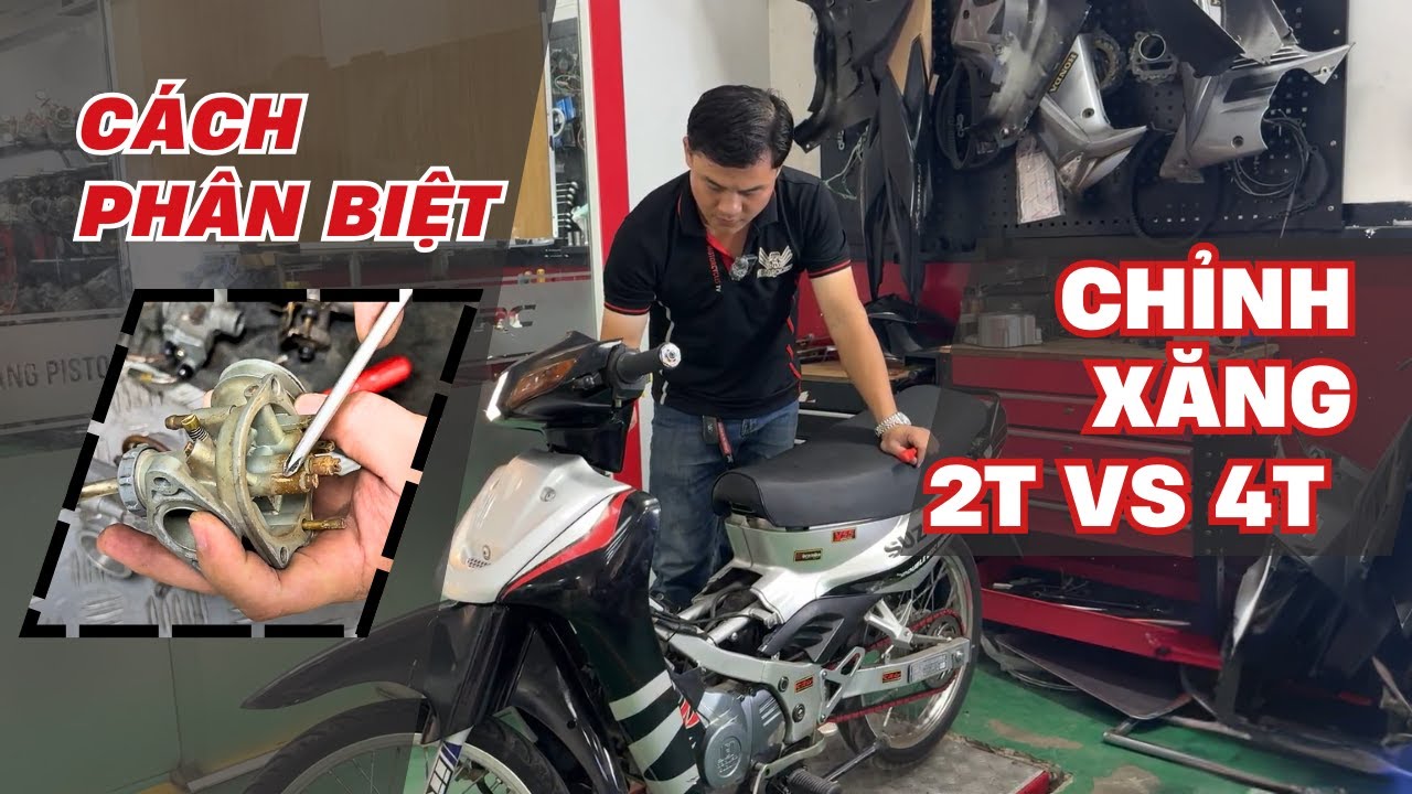 Video 957 - Hướng Dẫn Chỉnh Xăng Gió Chuẩn Cho Cả 2T Và 4T | Motorcycle TV