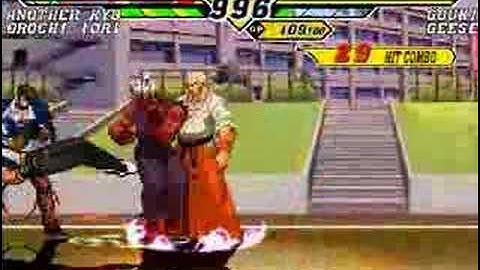 Another Kyo & Orochi Iori vs. Shin Gouki & Master Geese