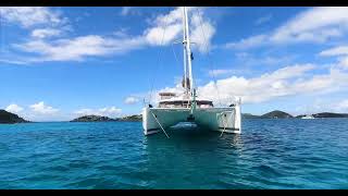 2017 50' FOUNTAINE PAJOT EXTERIOR FLOAR AROUND | LADY CATRON by Paradise Yacht Management 48 views 5 months ago 1 minute, 15 seconds