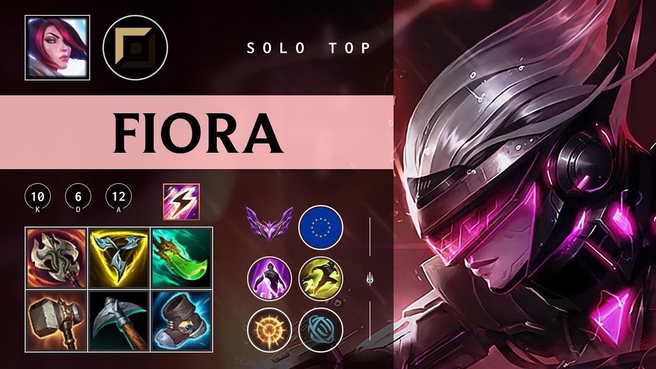 Fiora Top vs Sion - EUW Master Patch 26.04