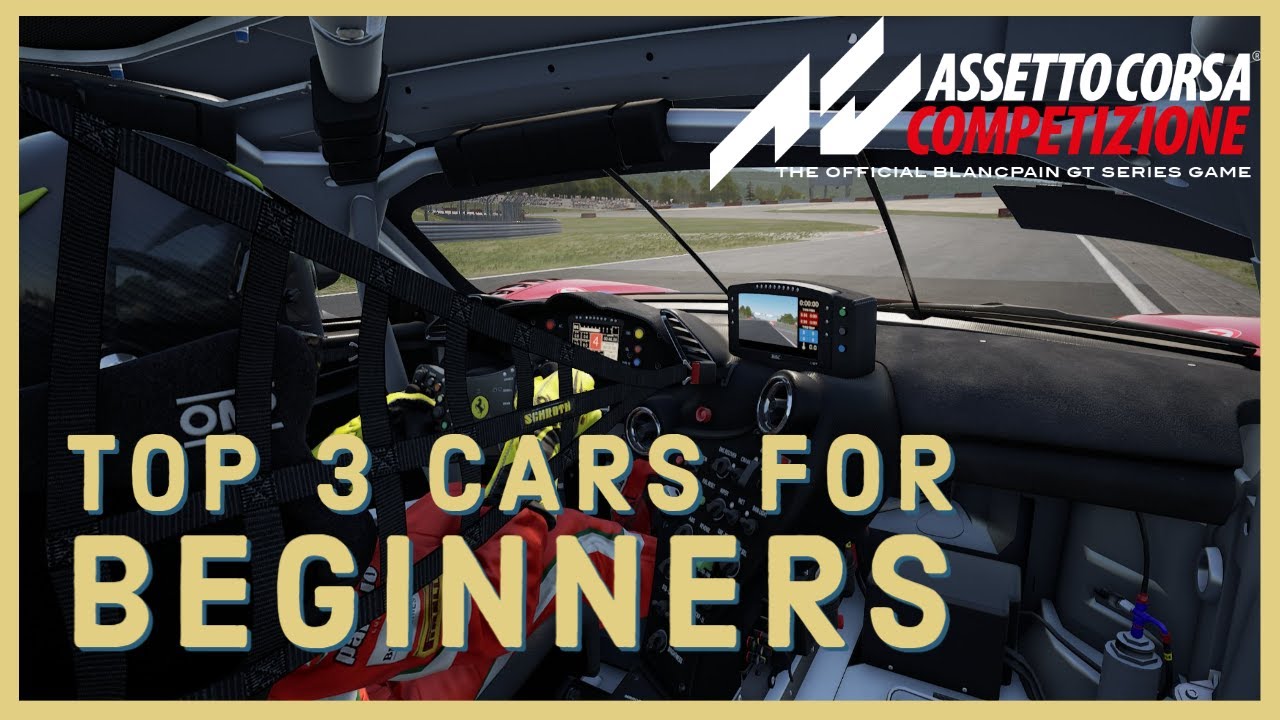 Top 3 Cars in Assetto Corsa Competizione for Beginners! YouTube