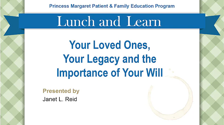 The Importance of Your Will | Presented by Janet L...