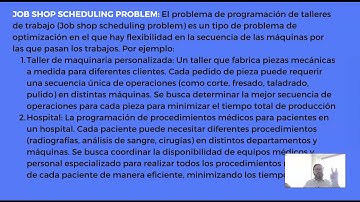 EL FLOW SHOP SCHEDULING PROBLEM PARTE 1 Introduccion