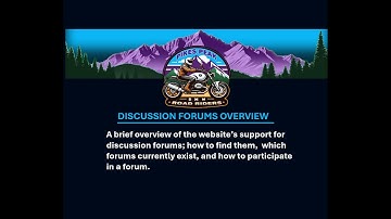 Discussion Forums Overview