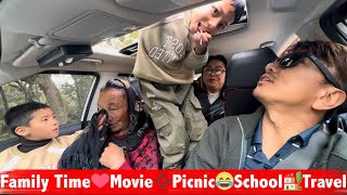 Family Time❤️Movie🍿Picnic🥰School😍Travel!! Biswa Limbu Vlogs