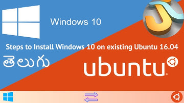 #windows#  #vizagtechguru# How to install Ubuntu over windows 10 ll in Telugu ll