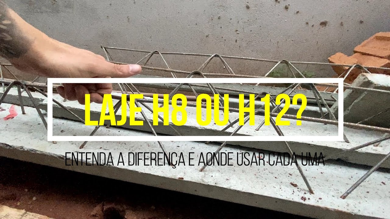 Laje - Qual a diferença entre H8 e H12? Tour pela obra.