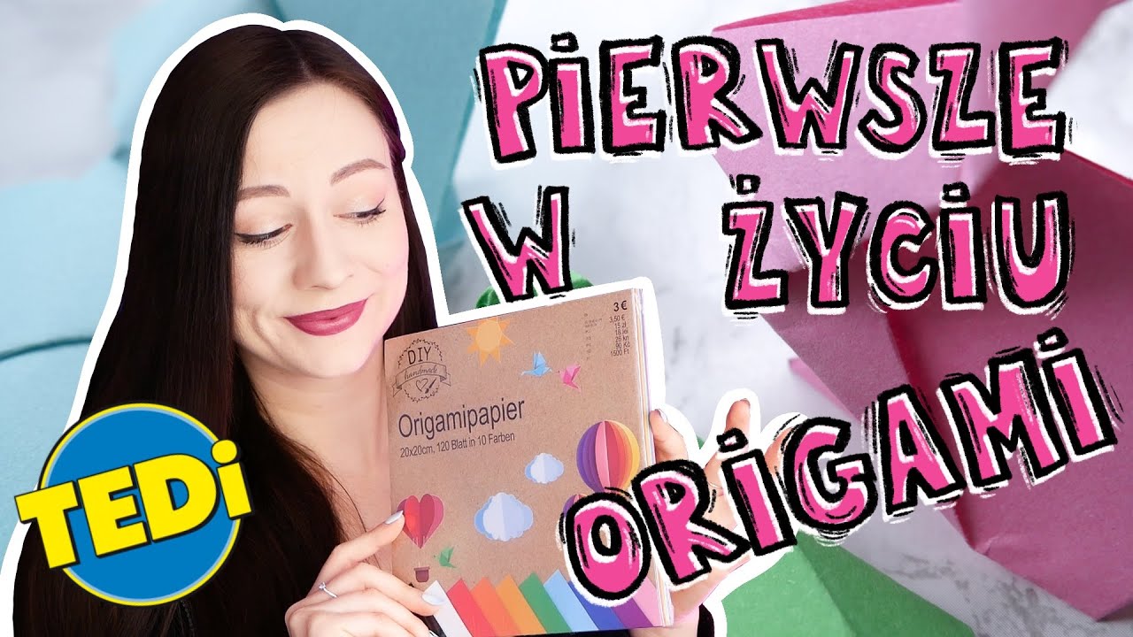 Próbuję zrobić ORIGAMI zestawem z TEDi!
