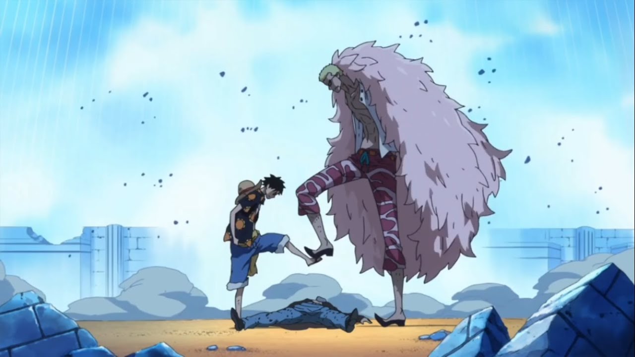 One Piece Amv Luffy Vs Doflamingo Youtube