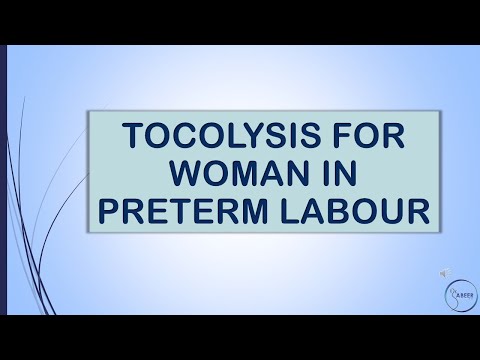 ADVANCE OBS GYNE LECTURE TOCOLYSIS FOR WOMEN IN PRETERM LABOUR