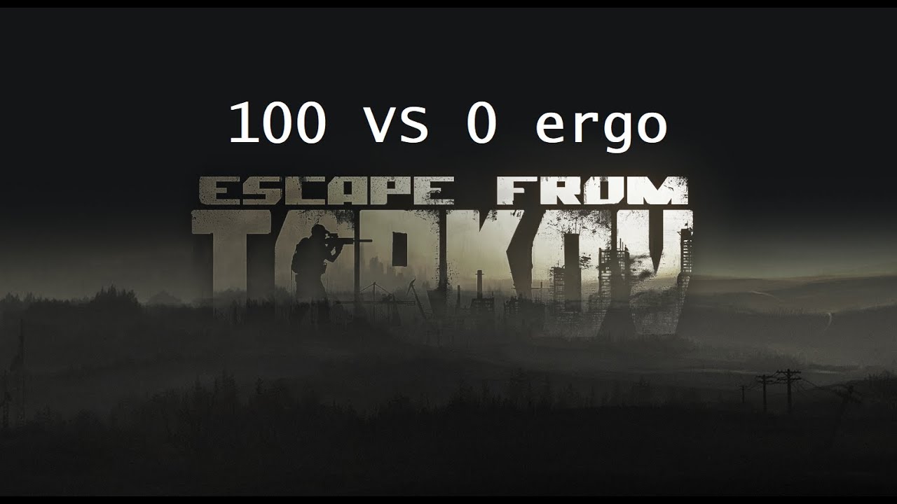 Escape from Tarkov 100 vs 0 Ergonomics YouTube
