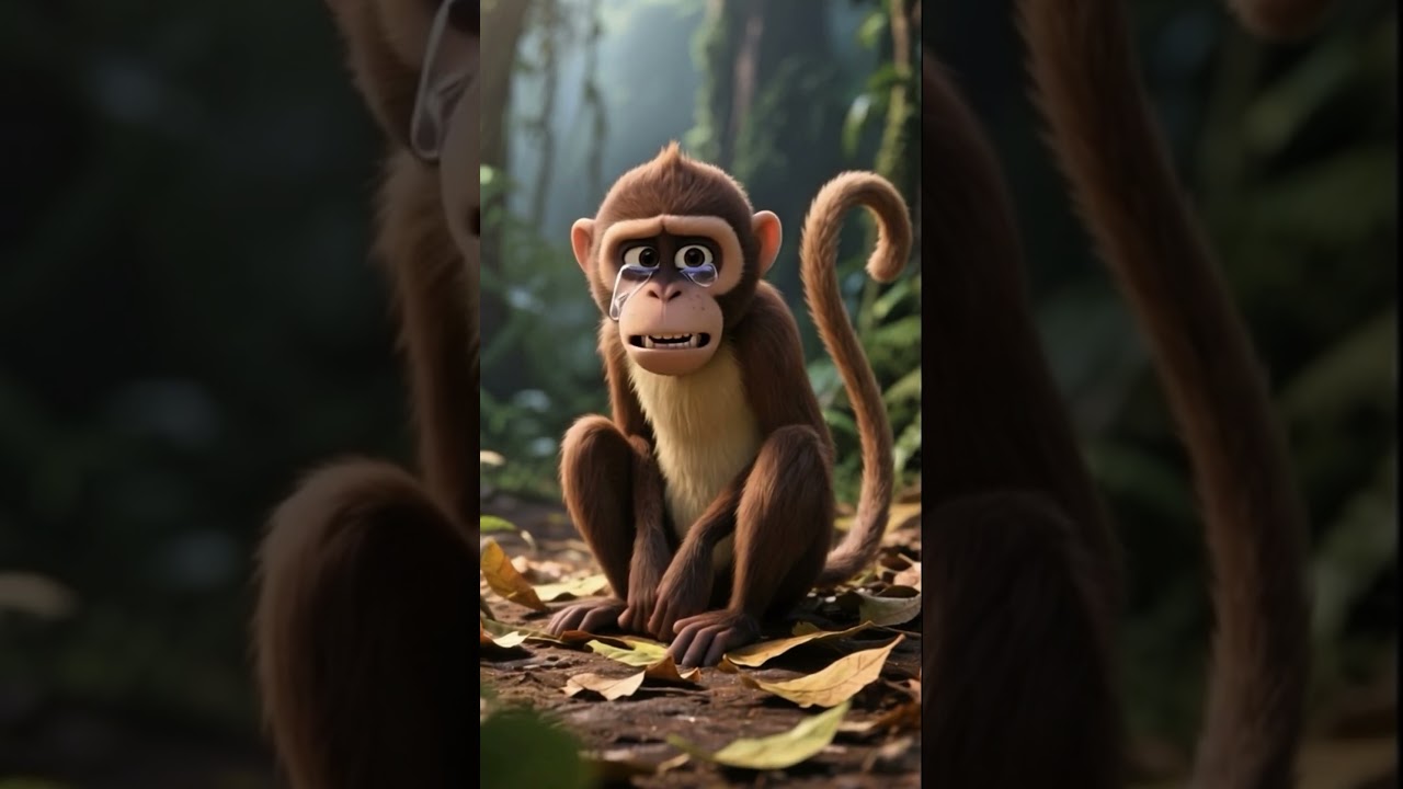 The Monkey Fell… But Watch What Happens Next 🐒🌿
