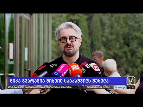 ნიკა გვარამია მიხეილ სააკაშვილს შეხვდა