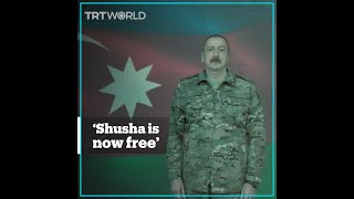 Azerbaijani president announces liberation of Shusha