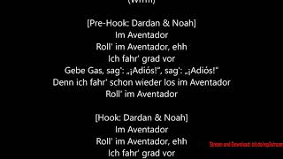 Dardan - Aventador (Lyrics full HD)