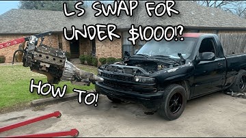 HOW TO: LS SWAP A NBS SILVERADO
