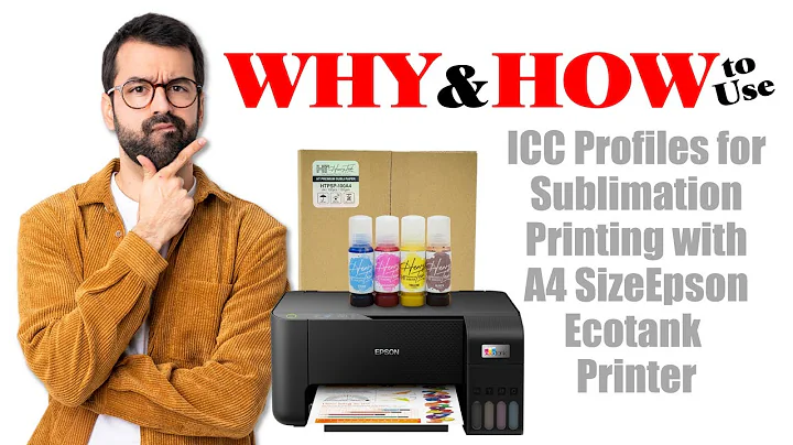 Why and How to Use ICC Profiles for Sublimation Printing with A4 Epson Ecotank Printer