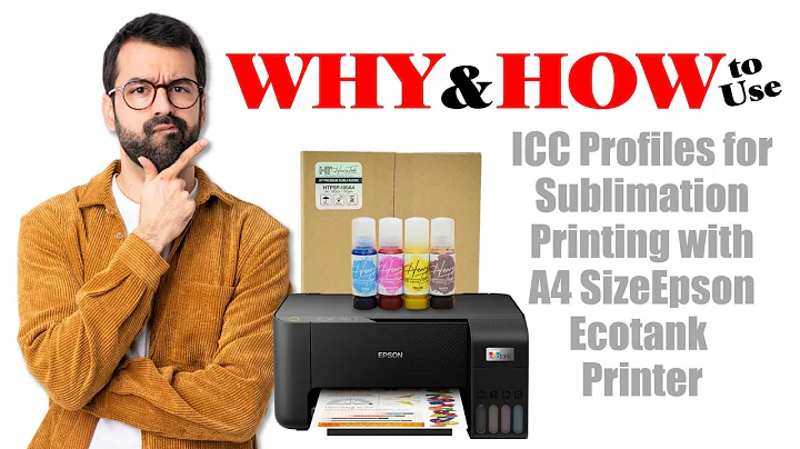 Why ICC Profiles Matter for Sublimation Printing & How to Set Them Up on Your A4 Epson Ecotank