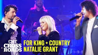 FOR KING + COUNTRY &amp; Natalie Grant Perform &quot;Silent Night&quot; | CMT Crossroads Christmas| CMT Crossroads