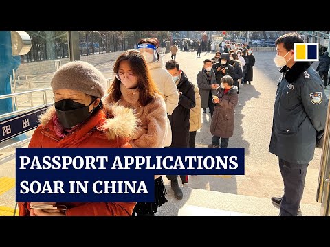 China immigration official says 1. 35 million applied for passports, visas since jan 8