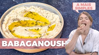 RECEITA PERFEITA DE BABAGANUCHE (BABAGANOUSH) | Sem fazer sujeira e fica muito gostosa!