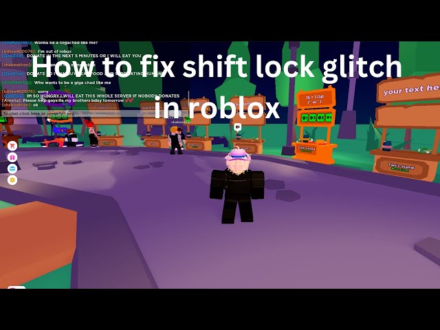 Clicking with shift lock bug. Has anyone figured out how to fix it