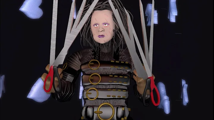 3D Edward Scissorhands character animation i made ...